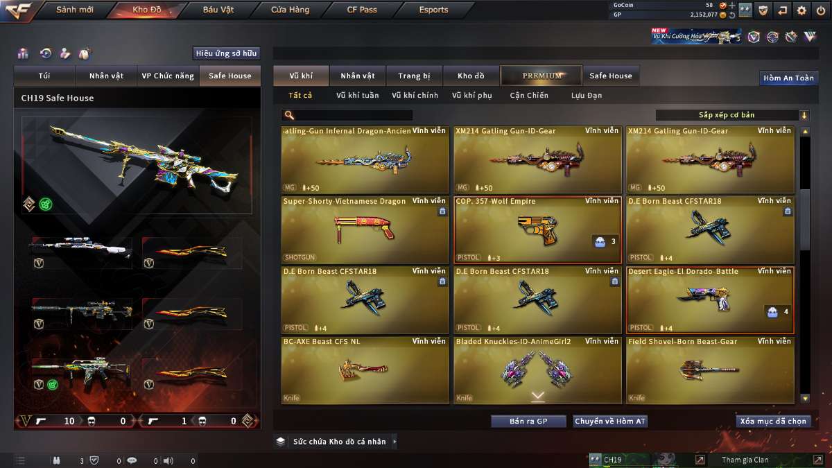 shop acc cf uy tin gia re